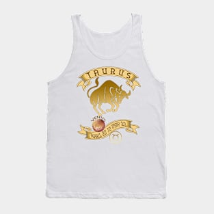 Taurus April 20 to May 20 Vintage Tank Top